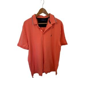 Men's Coral Nautica Classic Fit Deck Polo min Size XL